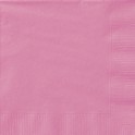 20 HOT PINK BEVERAGE NAPKINS