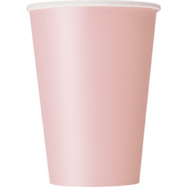 10 PASTEL PINK 12 OZ CUPS
