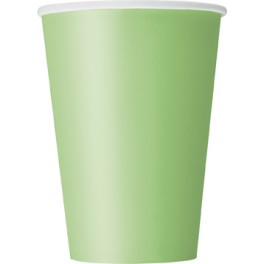 10 LIME GREEN 12 OZ CUPS