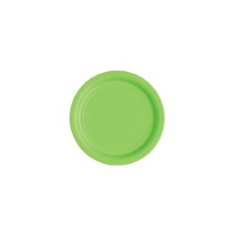 20 LIME GREEN 7'' PLATES