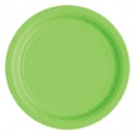 20 LIME GREEN 9'' PLATES