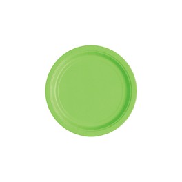 20 LIME GREEN 9'' PLATES