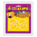 4 TABLECLOTH CLIPS