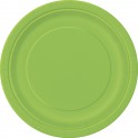 16 LIME GREEN 9" PLATES