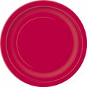 16 RUBY RED 9" PLATES