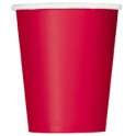 14 RUBY RED 9 OZ. CUPS