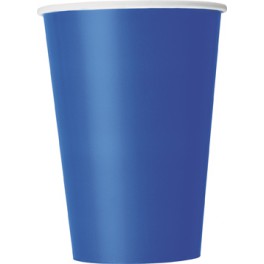 10 ROYAL BLUE 12 OZ CUPS