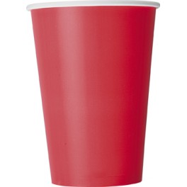 10 RUBY RED 12 OZ CUPS
