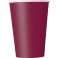 10 BURGUNDY 12 OZ CUPS