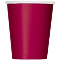 14 BURGUNDY 9OZ. CUPS