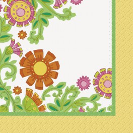 24 CLARISSA FLORAL BEV NAP(PZ)