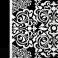 24 B/W DAMASK BEV NAP(PZ)