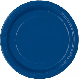 20 NAVY BLUE 9'' PLATES