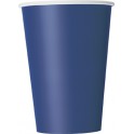 10 NAVY BLUE 12 OZ CUPS