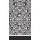 24 B/W DAMASK GUEST NAP(PZ)