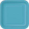 8 CARIBBN TEAL 9" SQR PLT (PZ)