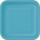 8 CARIBBN TEAL 9" SQR PLT (PZ)