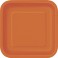 12 PMPKN ORANGE 7" SQR PLT(PZ)