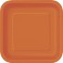 8 PMPKN ORNGE 9'' SQR PLT (PZ)