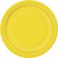 16 SUNFLOWER YELLOW 9" PLATES