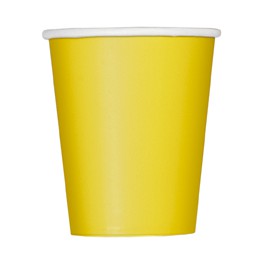 14 SUNFLOWER YELLOW 9OZ. CUPS