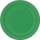 8 EMERALD GREEN 7" PLATES