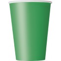 10 EMERALD GREEN 12 OZ CUPS