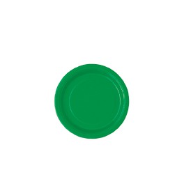 20 EMERALD GREEN 7" PLATES