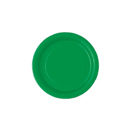 20 EMERALD GREEN 9" PLATES