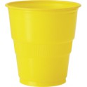 12 9 OZ PLASTIC CUPS-YELLOW