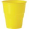 12 9 OZ PLASTIC CUPS-YELLOW