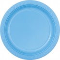 8 9" PLASTIC PLATES-BABY BLUE