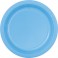 8 9" PLASTIC PLATES-BABY BLUE