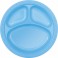 6 10" CMPRTMNT PLATES-BBY BLUE