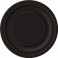 20 MIDNIGHT BLACK 9'' PLATES