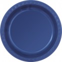 8 9" PLASTIC PLATES-NAVY BLUE