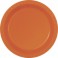 12 7" PLASTIC PLATES-ORANGE