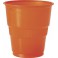 12 9 OZ PLASTIC CUPS-ORANGE