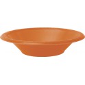 8 PLASTIC BOWLS-ORANGE