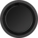 8 9" PLASTIC PLATES-BLACK