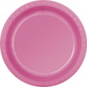 8 9" PLASTIC PLATES-HOT PINK