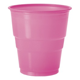 12 9 OZ PLASTIC CUPS-HOT PINK
