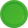 12 7" PLSTIC PLATES-LIME GREEN