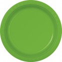8 9" PLASTIC PLATES-LIME GREEN
