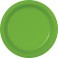 8 9" PLASTIC PLATES-LIME GREEN
