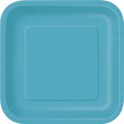16 CARIBBN TEAL 7" SQUARE PLTE