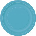 8 CARIBBEAN TEAL 7'' PLATES