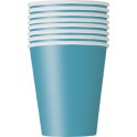 8 CARIBBEAN TEAL 9 OZ CUPS