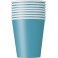 8 CARIBBEAN TEAL 9 OZ CUPS