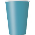 10 CARIBBEAN TEAL 12 OZ CUPS